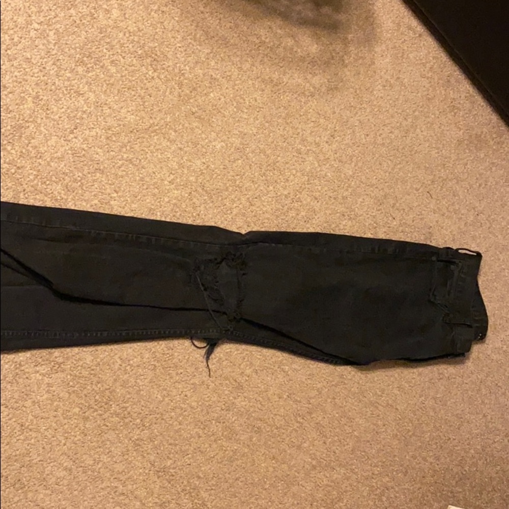 Men’s PacSun Skinny Faded Black Ripped Jeans